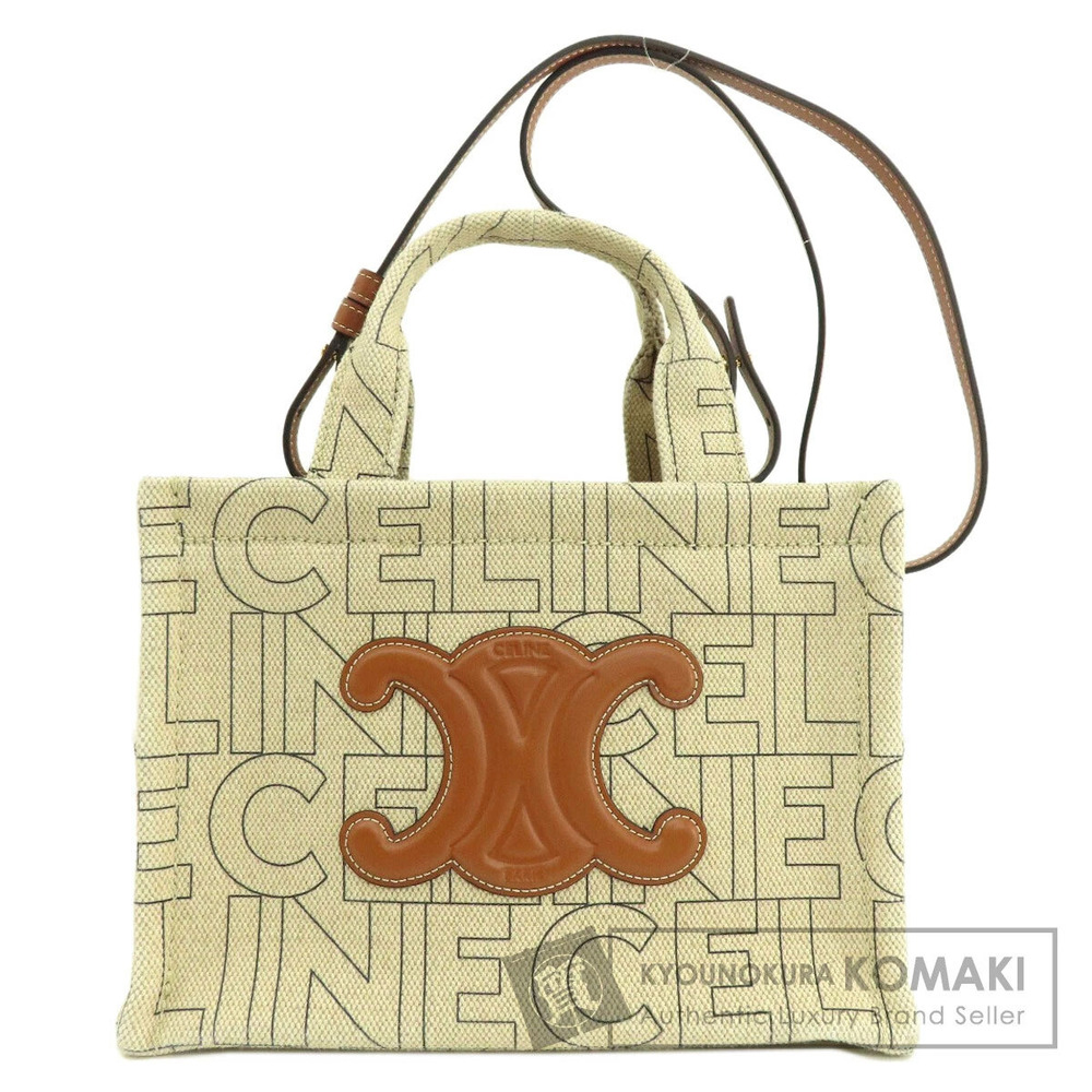 Celine Cabas Thais Handbag Canvas